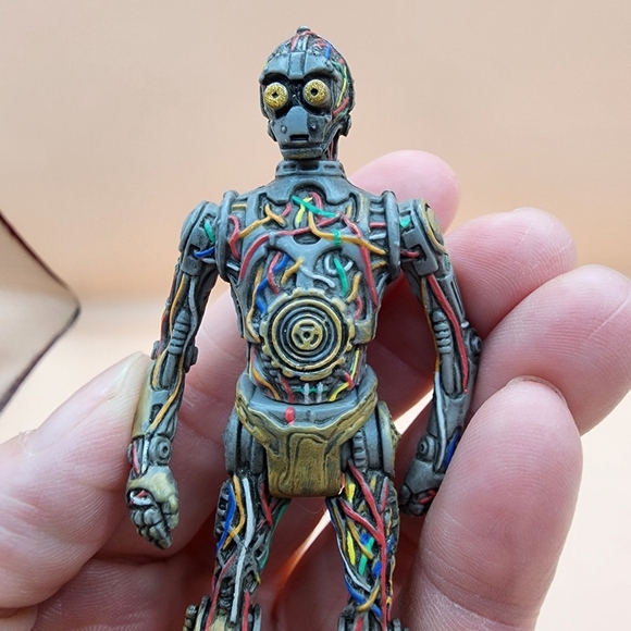 C-3PO Star Wars Episode 1 Hasbro 1998 Action Figure 3.5" - Picture 4 of 6